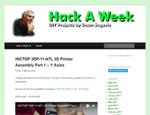 Tablet Screenshot of hackaweek.com